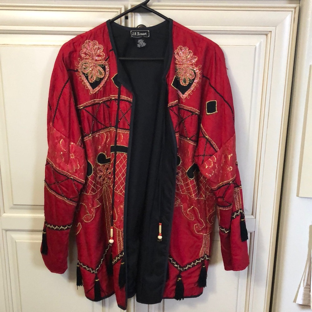 Festive Red Jacket